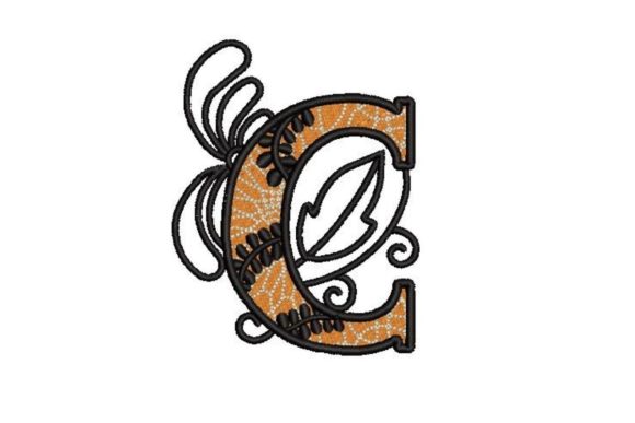 3D Layered Alphabet Letter C: A Charming Addition