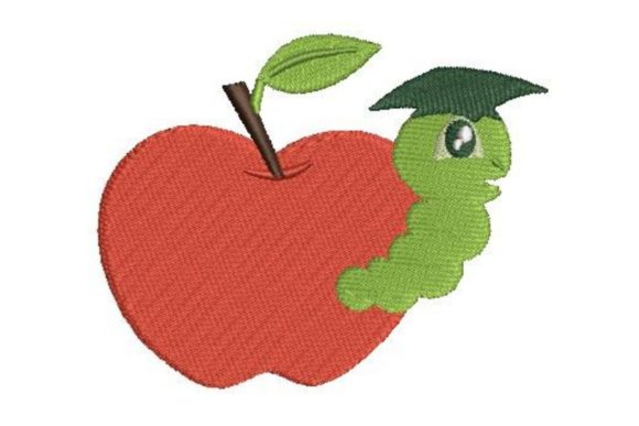 Adorable School Apple for Premium Sweatshirts