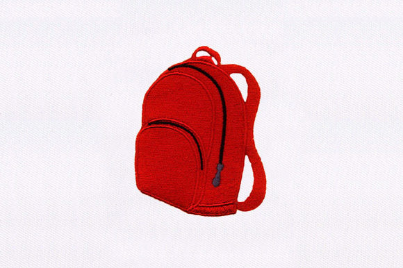 Backpack Embroidery Design for Diverse Projects
