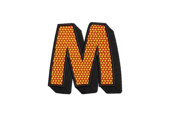 Bold and Vibrant: Comic Pop Art Alphabet Letter M