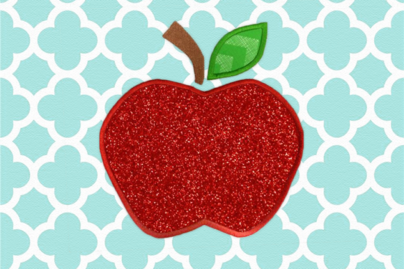 Charming Apple with Leaf Applique for Craft Fairs