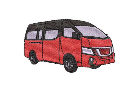Charming Bus Embroidery for Playful Projects