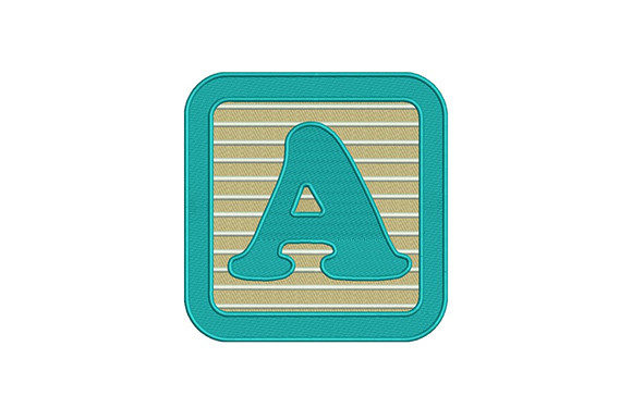 Charming Letter a with Frame for Craft Fairs