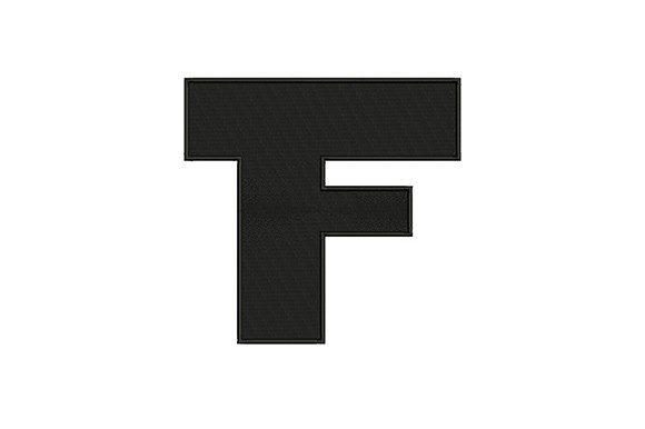 Charming Letter F for Festive Embroidery Projects