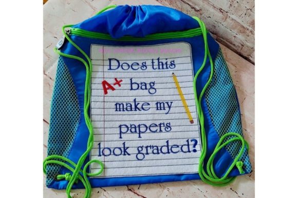 Does This Bag: A Versatile Embroidery Design