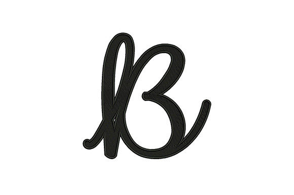 Elegant Alphabet B for Boutique Apparel