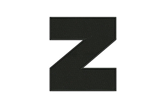Letter Z: A Versatile Embroidery Design for Holiday Creations