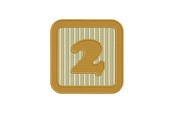 Number Two 2: A Versatile Embroidery Design