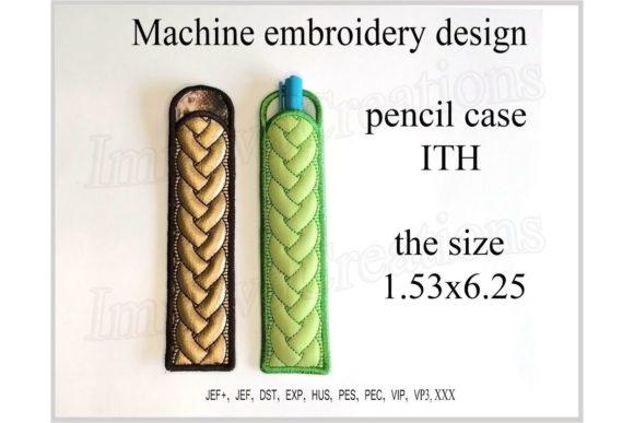 Pencil Case in the Hoop: A Charming Back to School Accessory