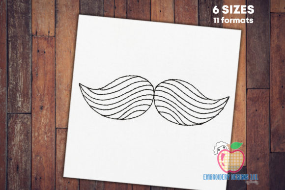 Retro Mustache Symbol: A Charming Addition