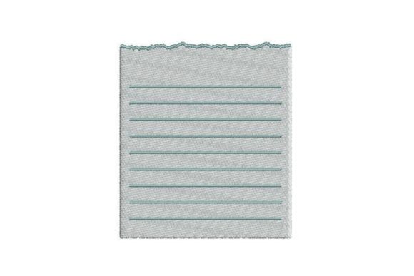 Ripped Piece of Paper: A Charming Embroidery Design