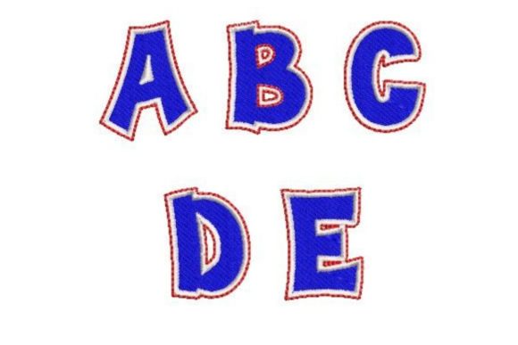 Watercolorstyle Letter a-E: A Charming Addition